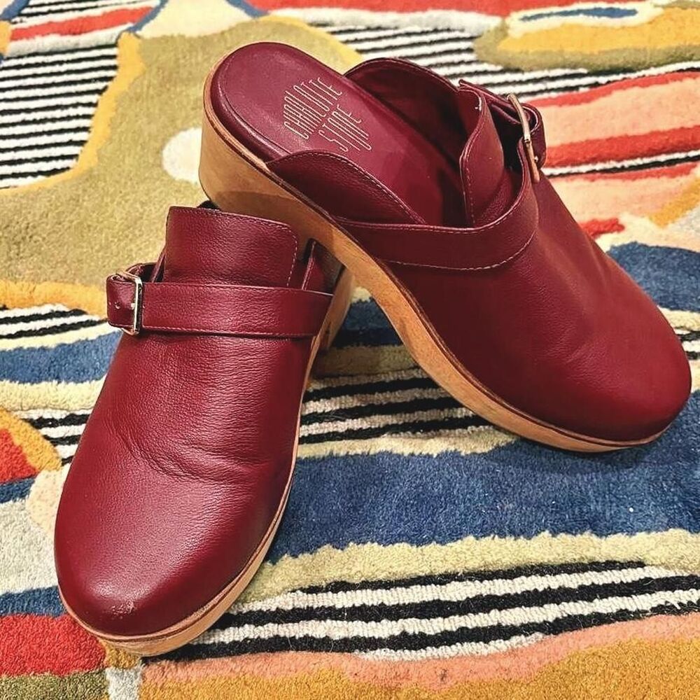 Charlotte Stone Sam Clogs Size 10